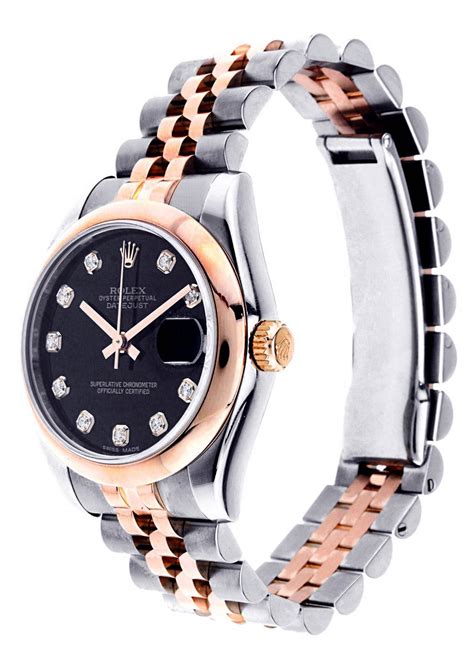 two tone rolex women's